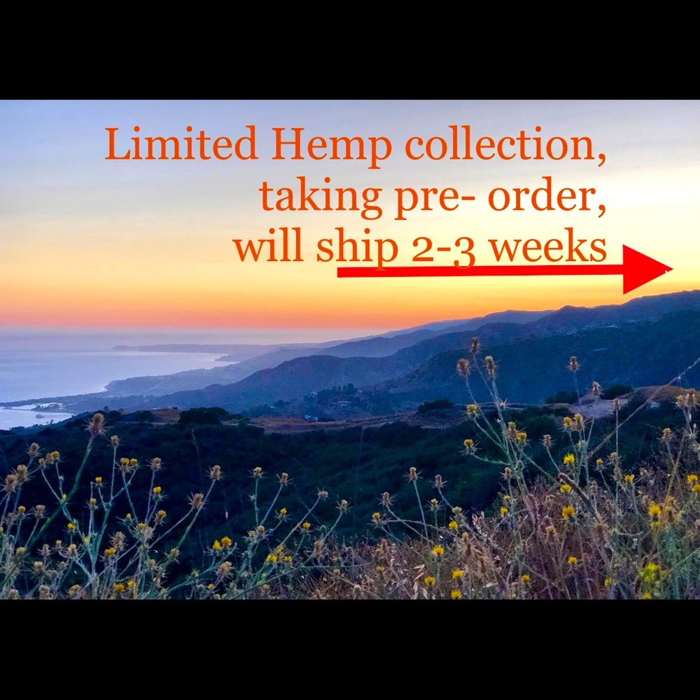 Limited Hemp clothing, handmade and custom tailor